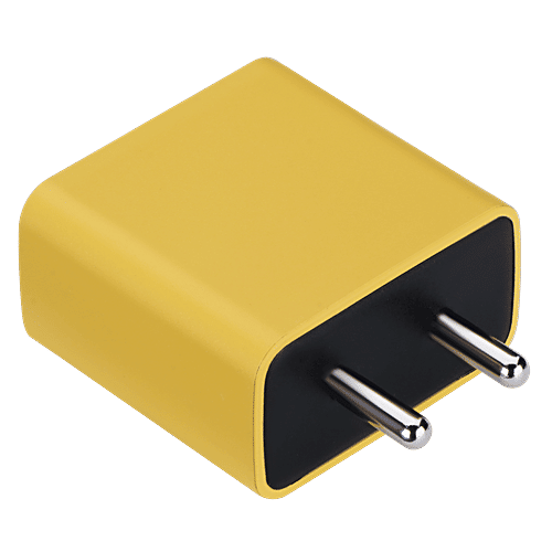 Croma 65W Type A & Type C 3-Port GaN Charger (Type C to Type C, Multi Layer Protection, Yellow) - Image 6