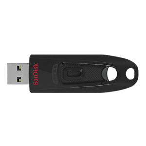 SanDisk Ultra 32GB USB (3.0) Pen Drive (Portable Design, Black)