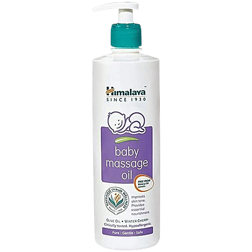 Baby Massage Oil - With Olive Oil & Winter Cherry