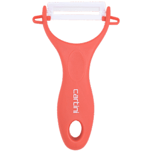 Stainless Steel Peeler With Red Handle