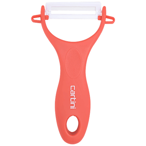 Stainless Steel Peeler With Red Handle