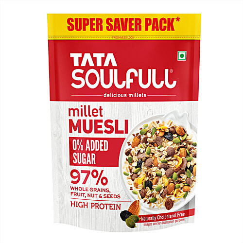 Millet Muesli Breakfast Cereal - 0% Added Sugar