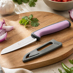 Utility Knife With Blade Protector Cover - Assorted Colour