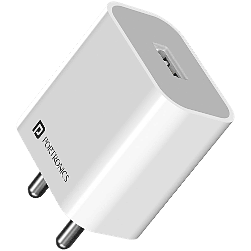 Adapto 12 Single USB 12W Fast Wall Charger - 2.4A, White