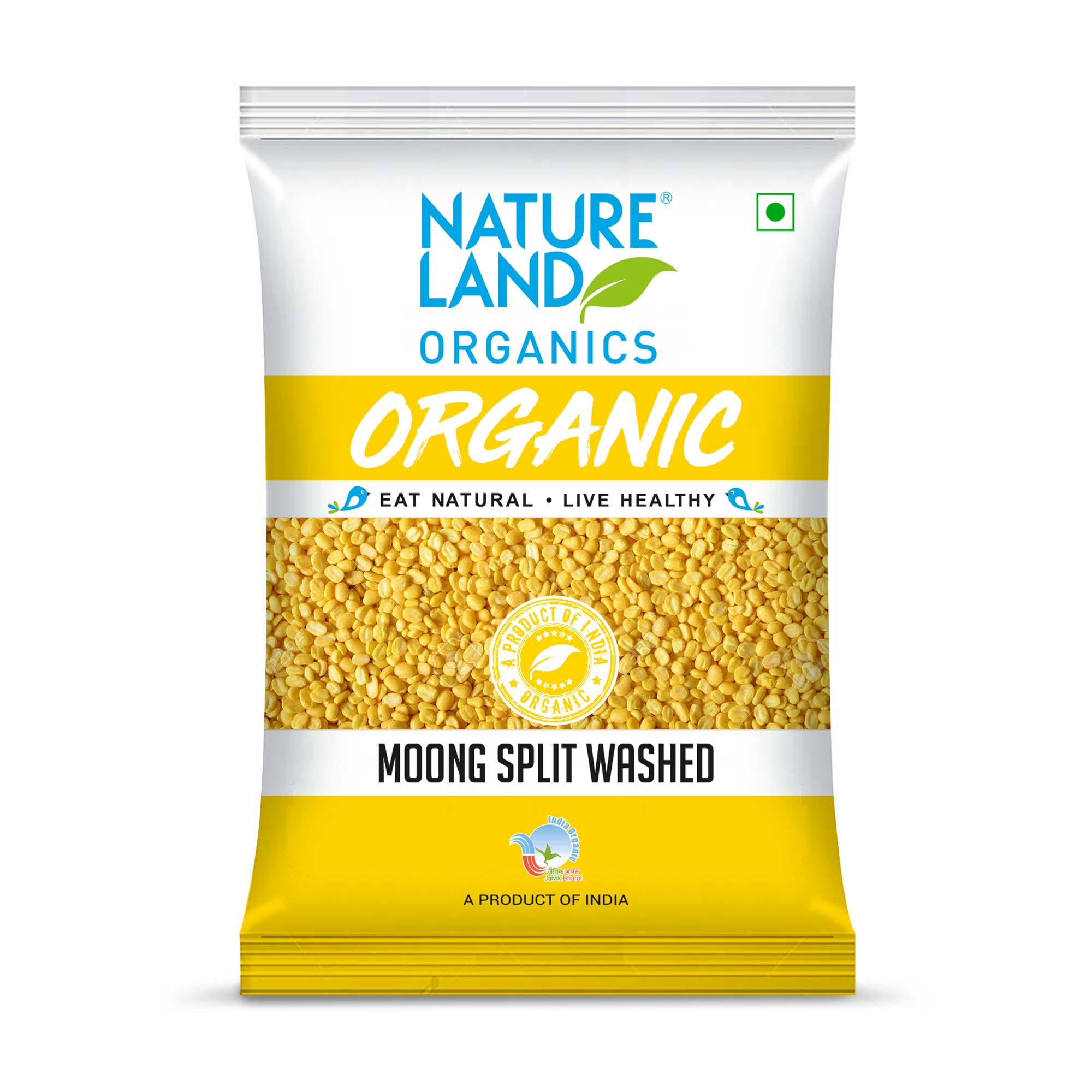 Organic Moong Split Washed 1 Kg - Image 2