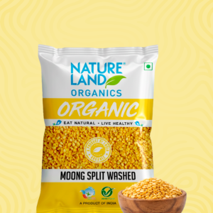Organic Moong Split Washed 1 Kg