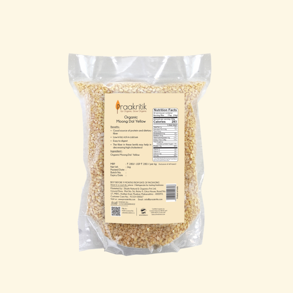 Organic Moong Daal Yellow - Image 4